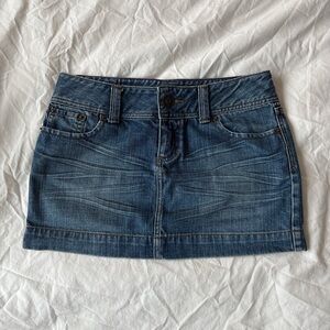 Guess Blue Denim Mini Skirt